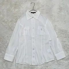 Le souk 綿100% 長袖シャツ サイズ38 ブラウス シャツ トップスのサムネイル