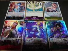 ワンピースカード　神の島　ルフィー　含むレアカード16枚セット