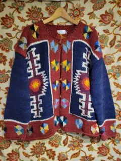 【レア】TZUTE エクアドルニット カーディガン メンズ可 レディース合わせ