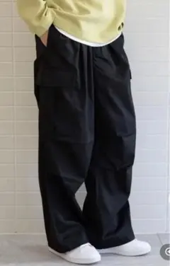 LAKOLE TCPUライトカーゴパンツ　メンズ　ブラック　L