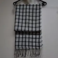 ユニクロ、大判、長方形チェック柄ストール・ショール