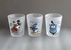 一*会様 ディズニー ミニグラス ショットグラス 3個セット