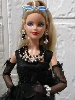 Barbie バービー など1/6ドール用 アクセサリーセット３点 ブラック3連