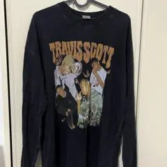 Travis Scott ブラック 長袖カットソー M
