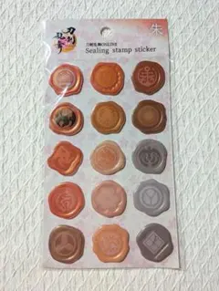 刀剣乱舞ONLINE Sealing stamp sticker 朱