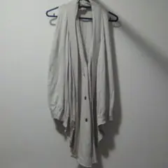 OSMOSIS ノースリーブニットカーディガン