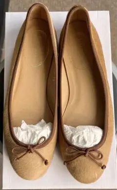 【超美品】J&M DAVIDSONハラコバレエシューズ23cm