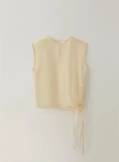 OHOTORO New Sheer Ribbon Top