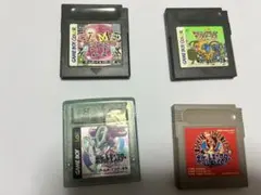 ゆ*ん様 激レア！初代ポケモン！ゲームボーイ&カラー ソフト4本セット