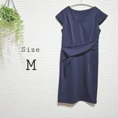 新品タグ付】WEEKEND Max Mara ドレープワンピース 42 濃紺 - メルカリ