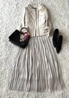 美品♡アンタイトル ツイードジャケット セットアップ M 入学式 セレモニー