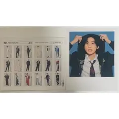 目黒蓮 インスタント写真風カード 衣装カード