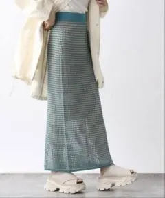 JEANASIS ハイショクアミニットスカート