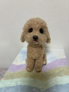 羊毛フェルト トイプードル ハンドメイド