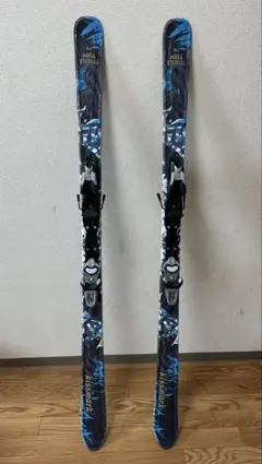 【KissMark☆】120cm　スキー板セット♪　送料無料！ 希少美品Knoll ベルトイアサイドチェアシートパッド付き 子供用