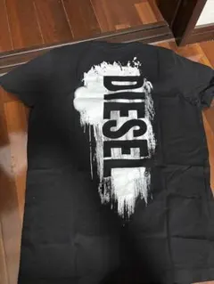 DIESEL ブラック Tシャツ バックプリント 14y
