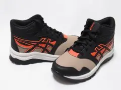 21cm ベージュ ブラック アシックス レーザービーム スノトレ ひも