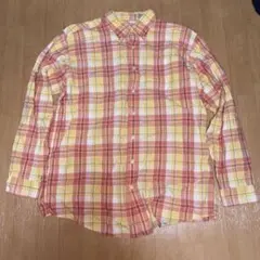L.L.Bean 長袖シャツ チェック柄 L-TALL 古着　80s 90sのサムネイル