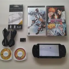極美品★psp3000本体★黒2★新品バッテリー、ゲーム、メモリー、新品充電器付