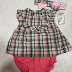 RAG MART チェック柄ベビー服 80サイズ