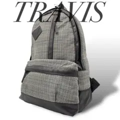 未使用品 定価18000円 TRAVIS チェック柄 リュック バックパック