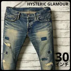 【超人気】ヒステリックグラマー 小窓加工 デニムパンツ ジーンズ 赤耳 W30