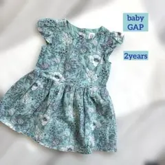 【激カワ】baby GAP 花柄ワンピース 2歳用のサムネイル