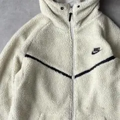 15272 NIKE 刺繍ロゴ ワンポイント ボアフリース