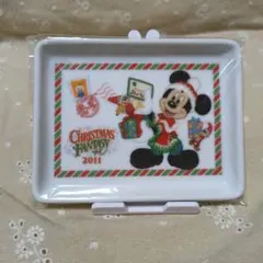 ディズニー　スーベニアプレート　クリスマスファンタジー　2011　ミッキー