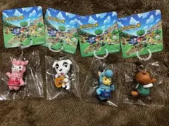 どうぶつの森　めじるしチャーム　キーホルダー　4つセット