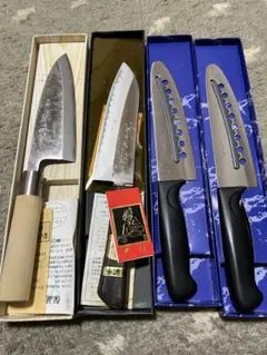 包丁 水心子 正盛 菜切 6寸 三枚打 黒打 スウェーデン鋼 箱付 未使用品