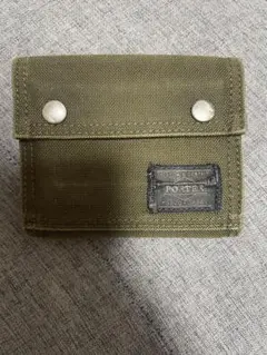 PORTER 二つ折り財布 オリーブグリーン