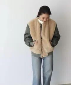 RED CHOP WORKS MA-1 ブルゾン ジャケット 38 リバーシブル