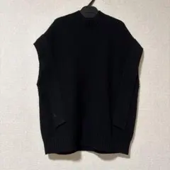 S Max Mara ケーブルニットベスト ブラック - メルカリ