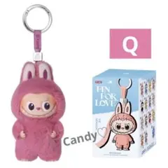 ラブブ イニシャル Qぬいぐるみ アルファベット Labubu 【正規品】14