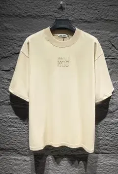 miu miu LEAGUE Tシャツ ミュウミュウ ロゴ スパンコール - メルカリ