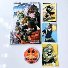 僕のヒーローアカデミア 映画特典、エンデバー 缶バッジ、ステッカー、シール