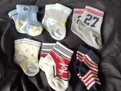 ベビー靴下 (7〜9cm)6足セット