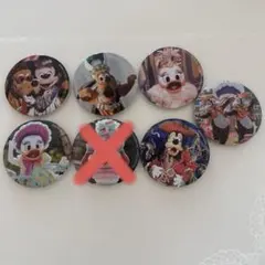 ディズニーリゾート アンコール ザ モーメンツ展 缶バッジ6個セット