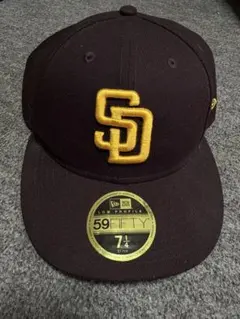 New Era パドレス 59FIFTY SDロゴ キャップ 7 1/4
