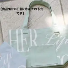 Herlipto Daily Logo Tote トートmint 名古屋 限定 - メルカリ