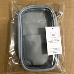 3COINS アクスタポーチ アクスタケース 推し活 オタ活 水色