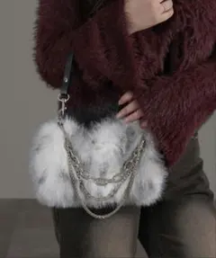 apresjour mignon×ARIAZ 2wayファーバッグ