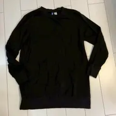 H&M DIVIDED 長袖スウェット ブラック Lサイズのサムネイル