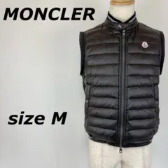 【人気】 MONCLER モンクレール ダウンベスト 黒 ブラック メンズ