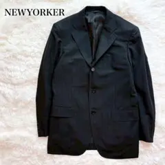 ニューヨーカー テーラードジャケット スーツ ピンストライプ柄 フォーマル 仕事