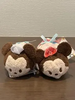 ⭐︎タグ付き　ツムツム　バレンタイン　ミッキー&ミニー　2個セット