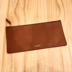 COACH　マルチポーチ　ケース　ポケット　ブラウン