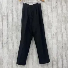 【 ミームセレクト 】 太ベルトハイウエストカラータックスラックス