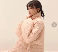 muguet side slit quilting jacket